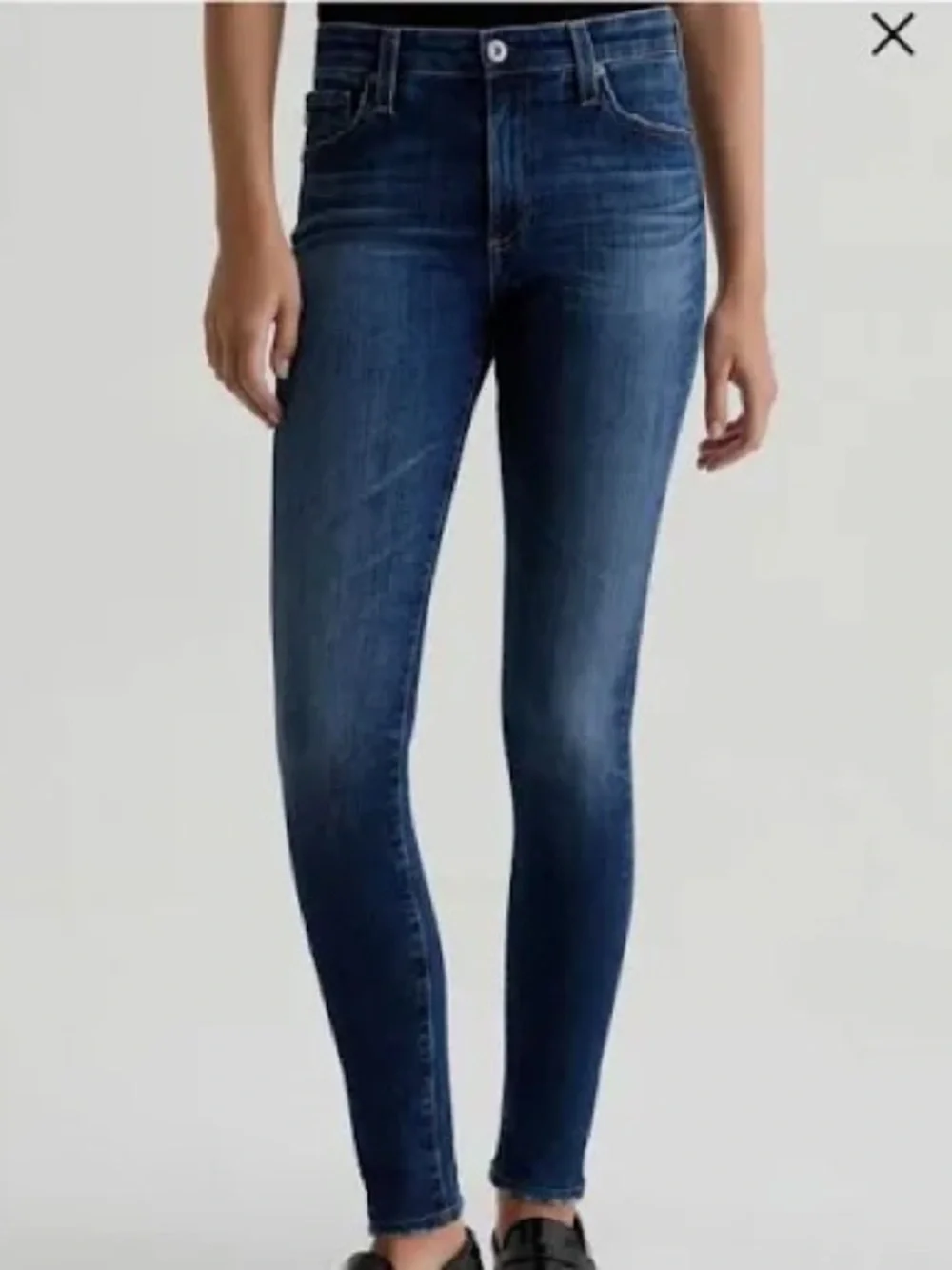 AG Adriano Goldschmied Women's Dark Blue Skinny Jeans